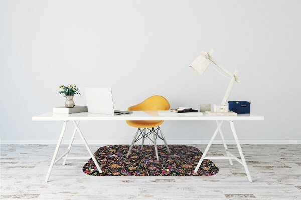 Office chair mat Mexican style