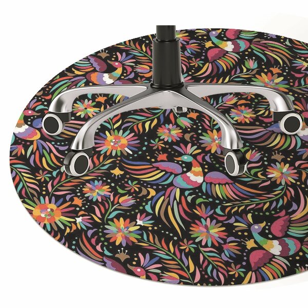 Office chair mat Mexican style