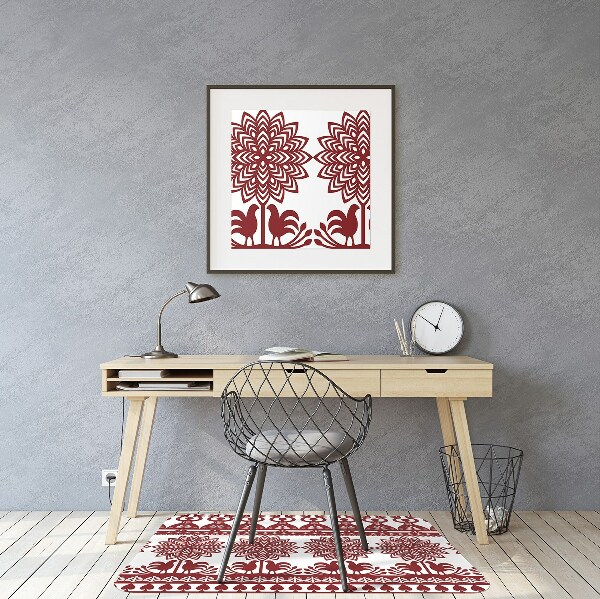 Office chair floor protector cutouts Kurpie