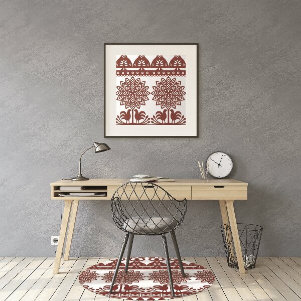 Office chair floor protector cutouts Kurpie