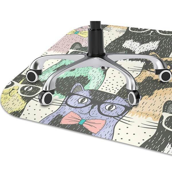 Office chair mat Cats