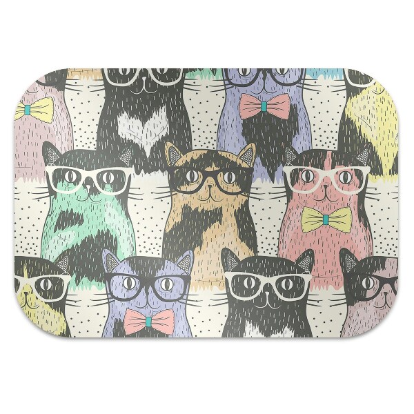 Office chair mat Cats