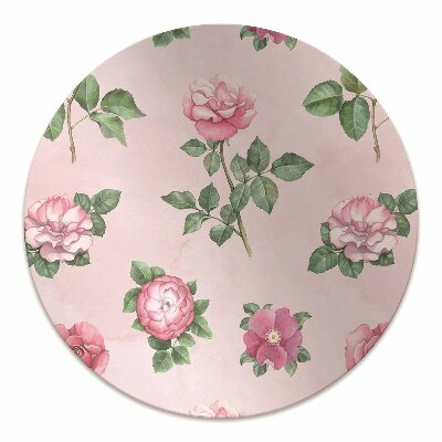 Office chair floor protector Rose with thorns