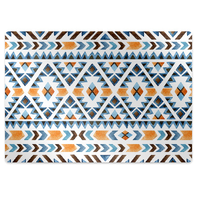 Office chair mat ethnic motifs