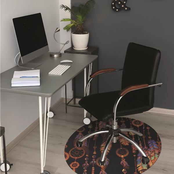 Computer chair mat dream catchers