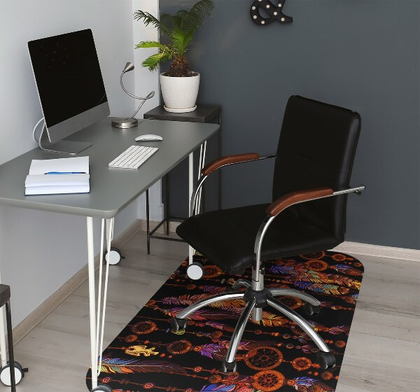 Computer chair mat dream catchers