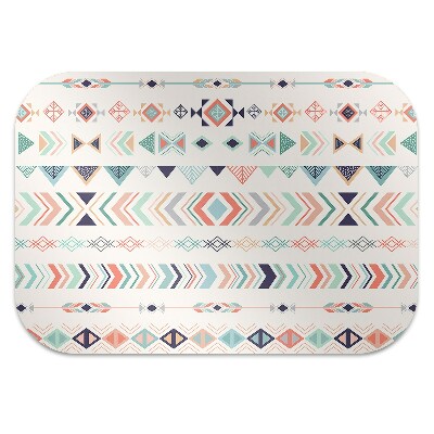 Desk chair mat ethnic pattern