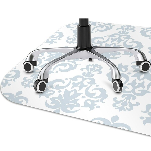 Office chair floor protector gray ornament