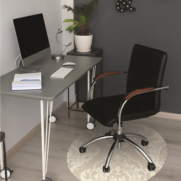 Office chair floor protector Royal pattern