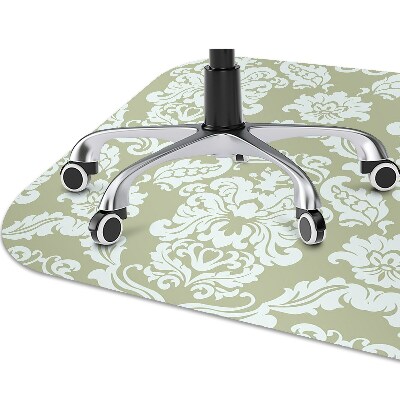 Chair mat floor panels protector green ornament