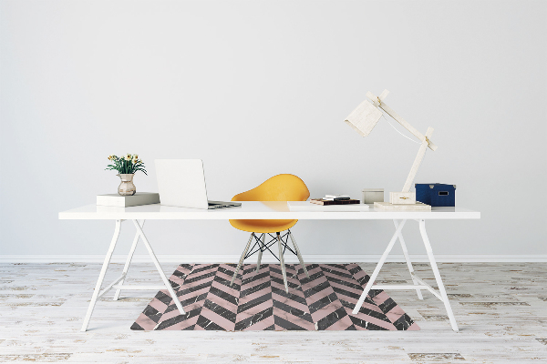 Chair mat floor panels protector Marble style loft