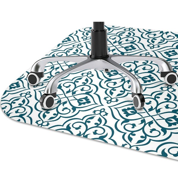 Desk chair mat pattern ornament