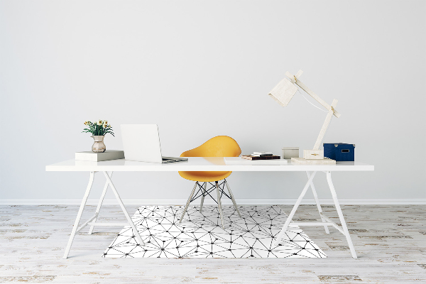 Office chair mat Dashes and Dots