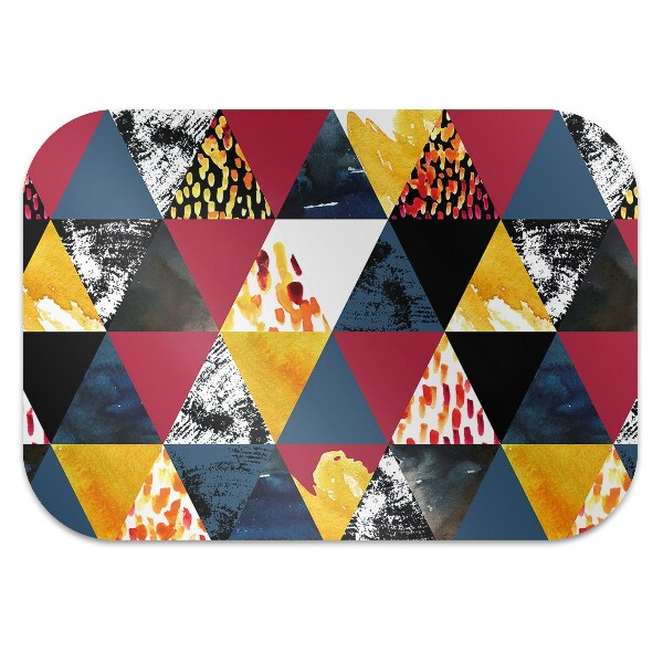 Chair mat Mosaic of triangles