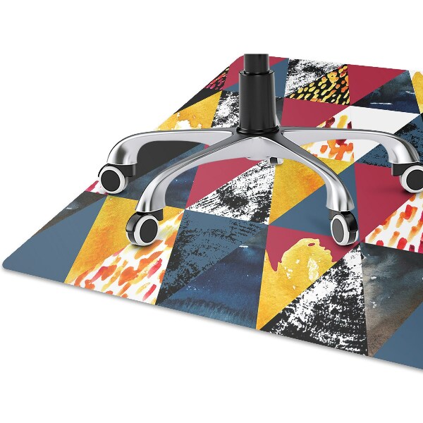 Chair mat Mosaic of triangles