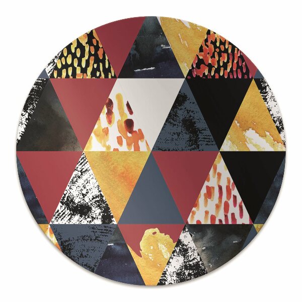 Chair mat Mosaic of triangles