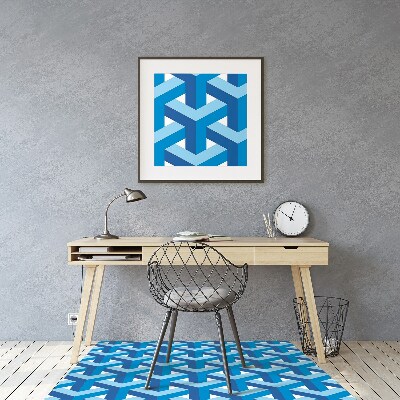 Office chair mat Three-dimensional graphics