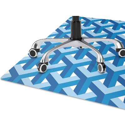 Office chair mat Three-dimensional graphics