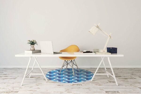 Office chair mat Three-dimensional graphics