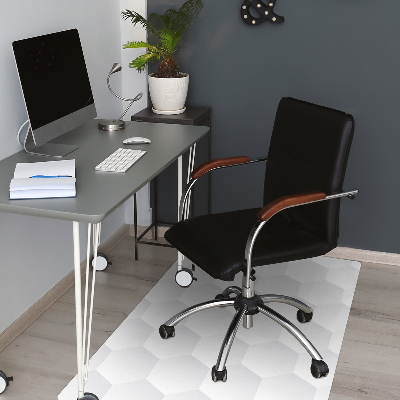 Desk chair mat Honeycomb