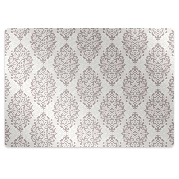 Office chair floor protector Damask