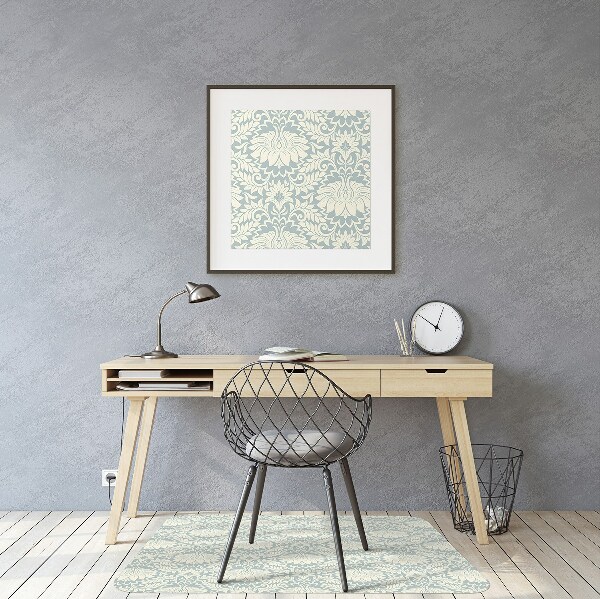 Computer chair mat vintage pattern