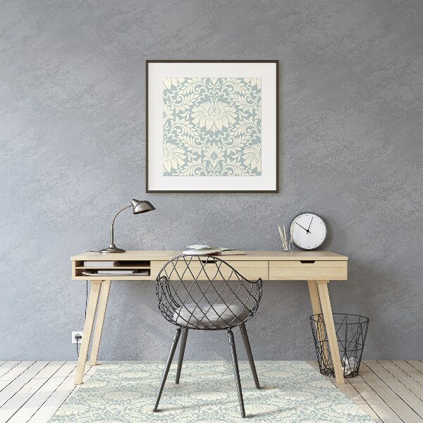 Computer chair mat vintage pattern