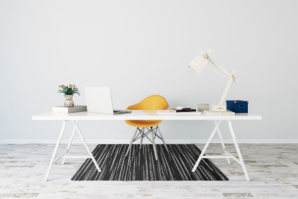 Office chair floor protector black design