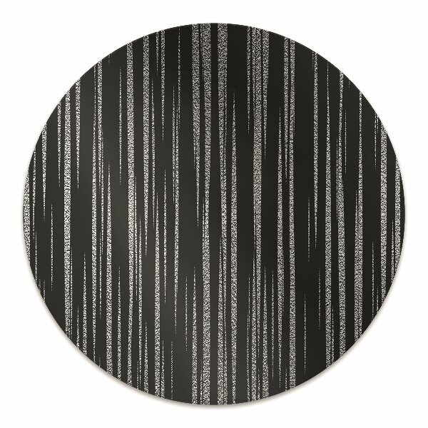 Office chair floor protector black design