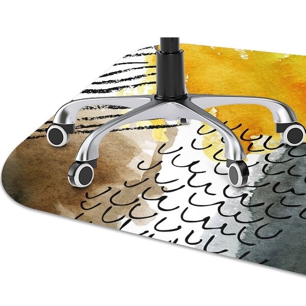 Office chair mat Autumn colors
