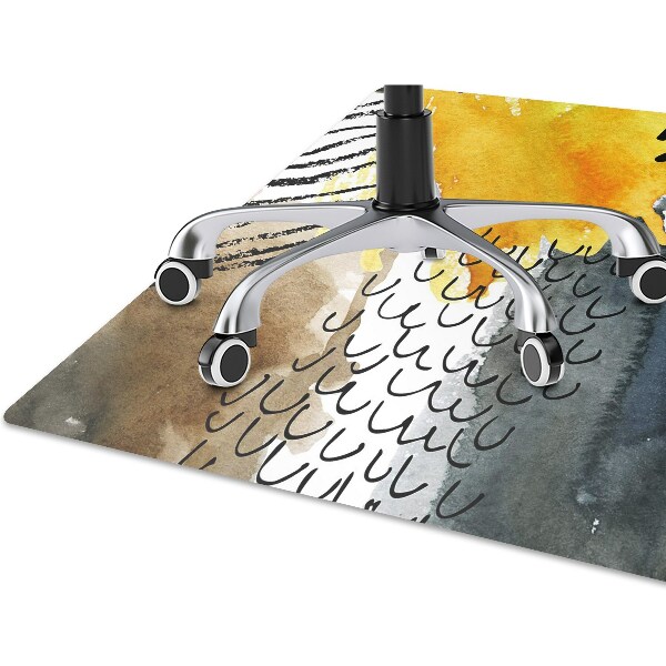 Office chair mat Autumn colors