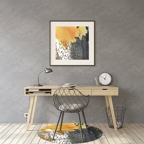 Office chair mat Autumn colors