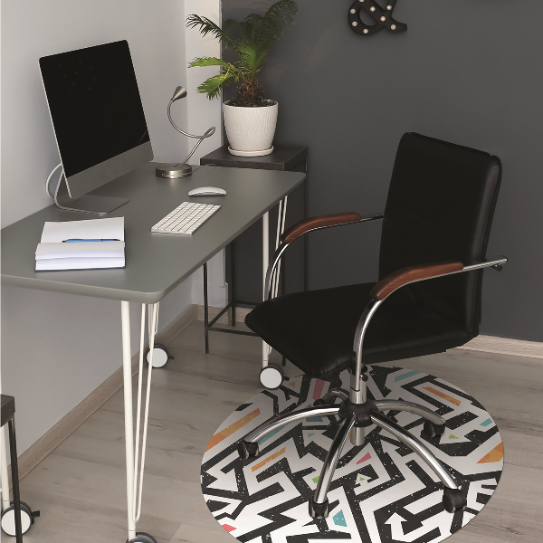 Office chair mat Graffiti