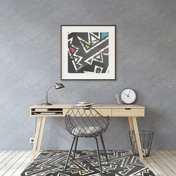 Office chair mat Graffiti