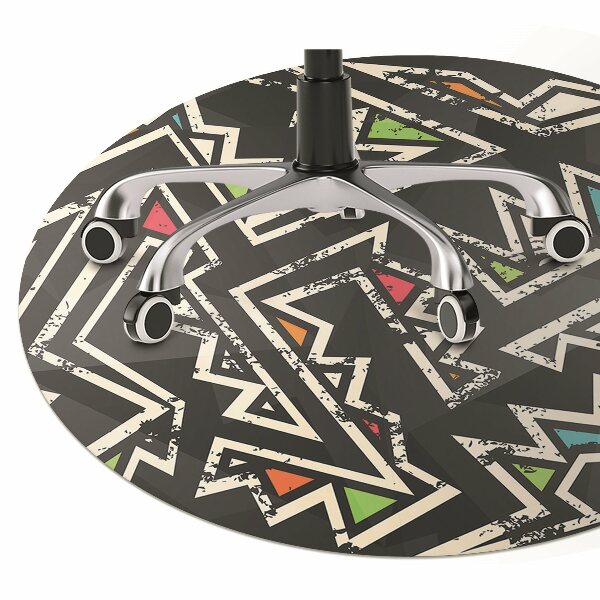 Office chair mat Graffiti