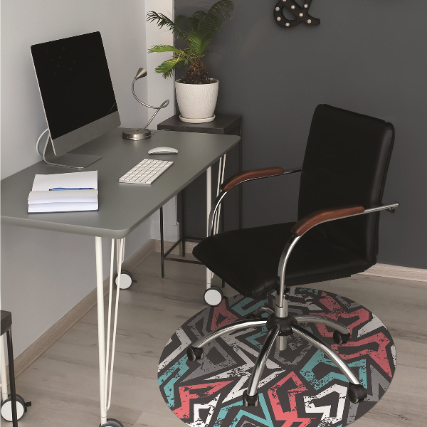 Office chair mat Graffiti
