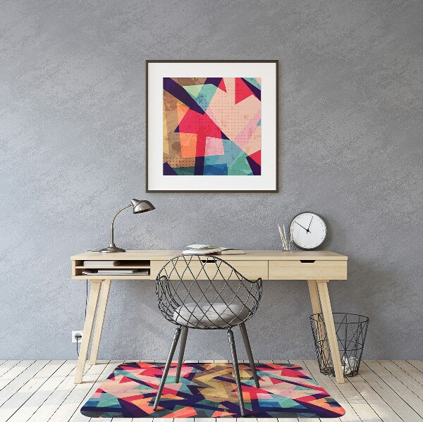 Chair mat autumn abstraction