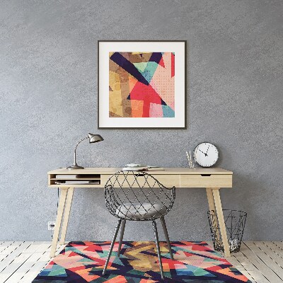 Chair mat autumn abstraction