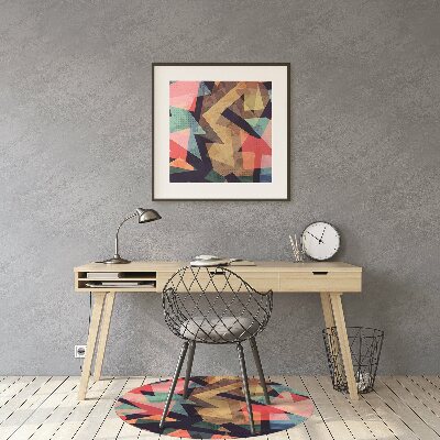 Chair mat autumn abstraction