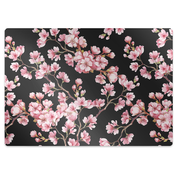 Computer chair mat Cherry blossoms