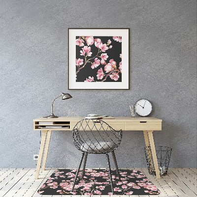 Computer chair mat Cherry blossoms