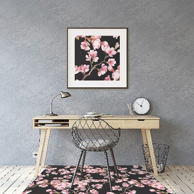 Computer chair mat Cherry blossoms