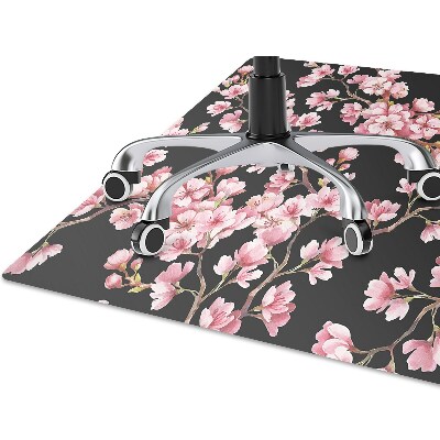 Computer chair mat Cherry blossoms