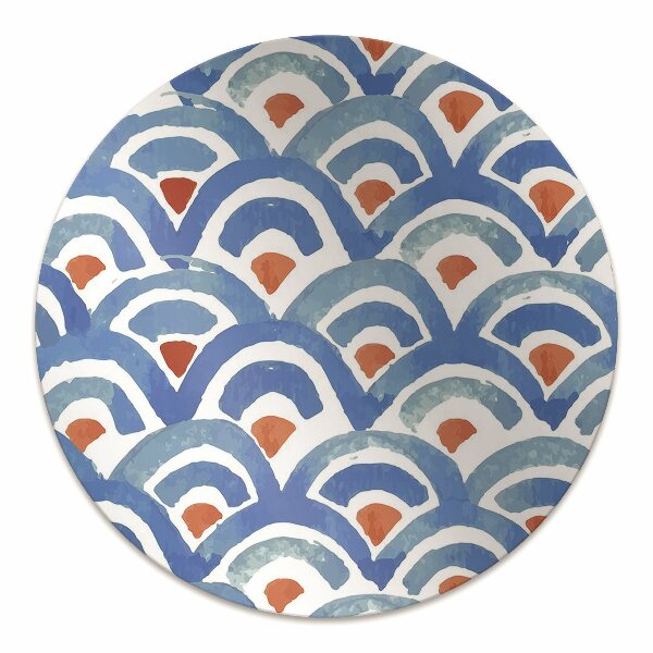 Desk chair mat Fish scales