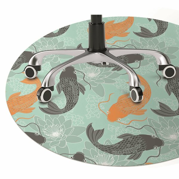 Computer chair mat Chinese carp