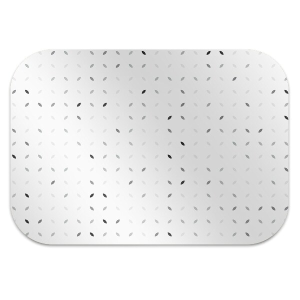Chair mat floor panels protector symmetrical pattern