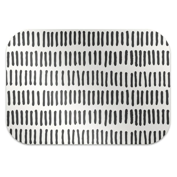 Chair mat abstract lines