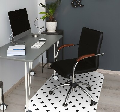Desk chair floor protector monochrome pros