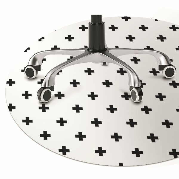Desk chair floor protector monochrome pros