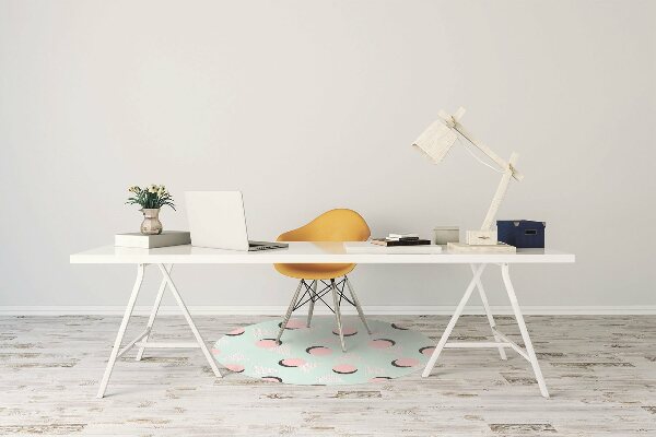 Office chair mat Circles and triangles